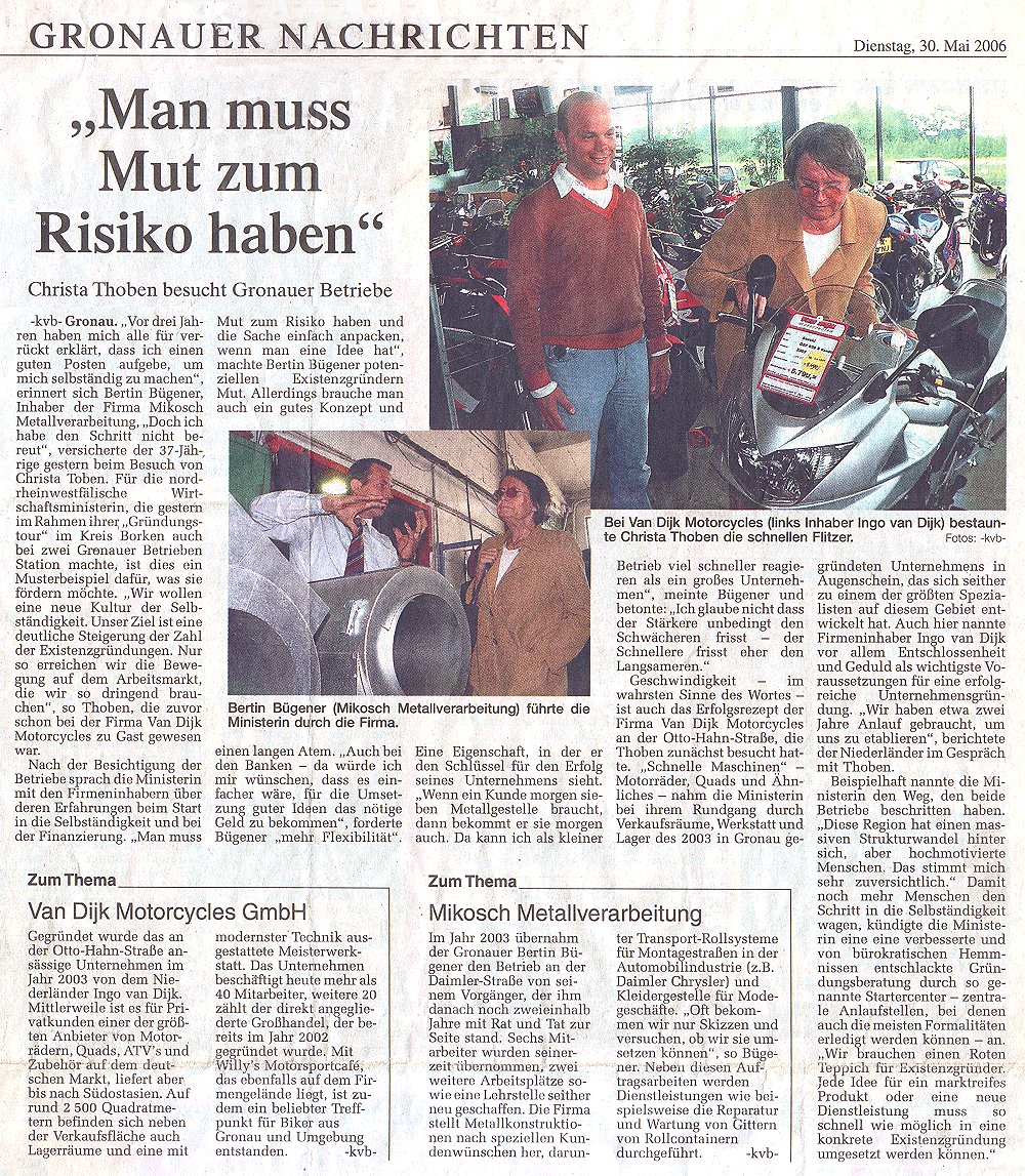Gronauer Nachrichten vom 30.05.2006